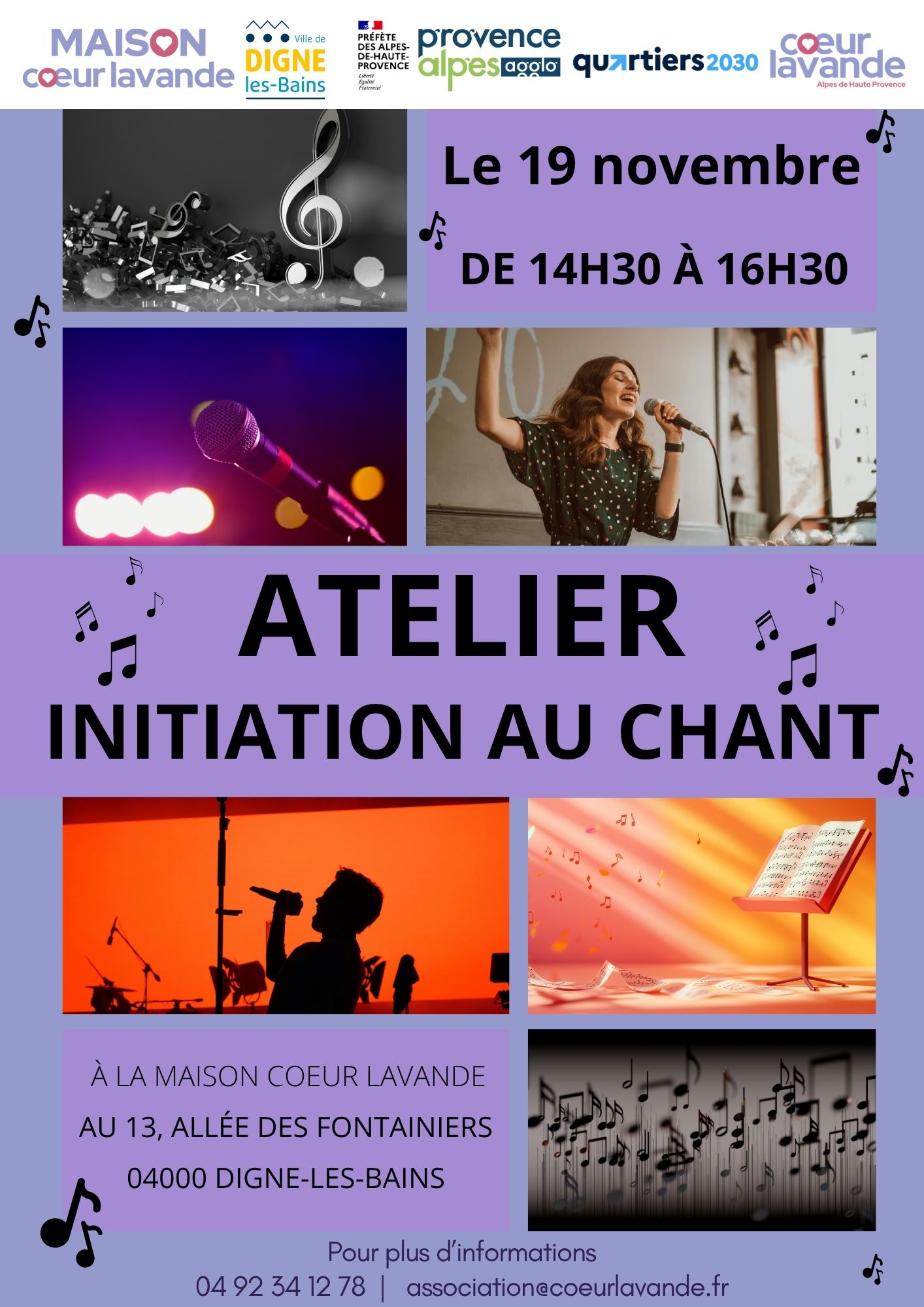 Affiche chant