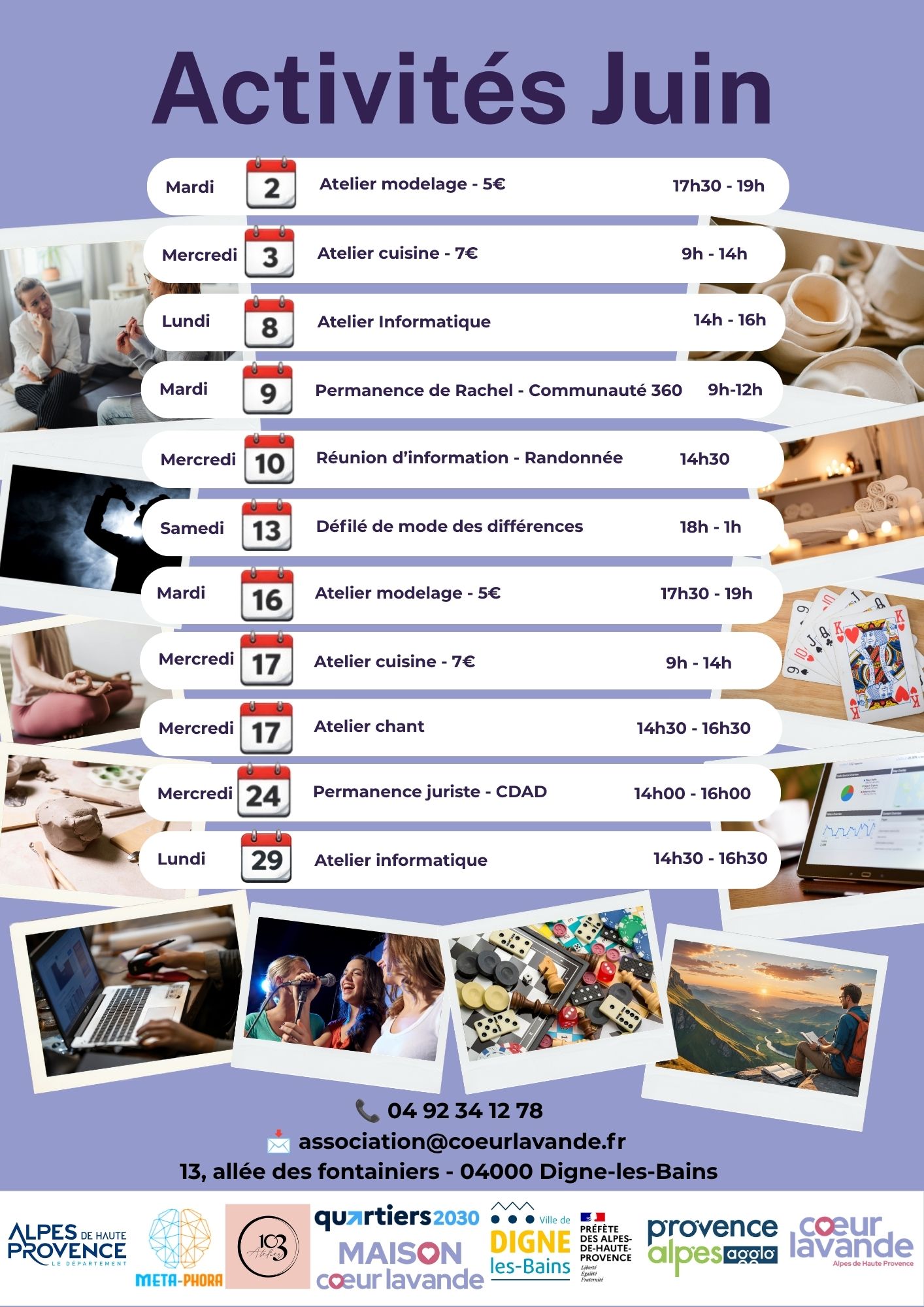 Activités Juin